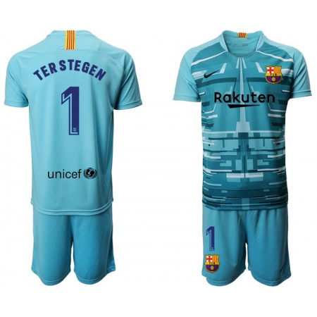 Camisetas FC Barcelona Portero TER STEGEN 1 Niños III 2019/2020